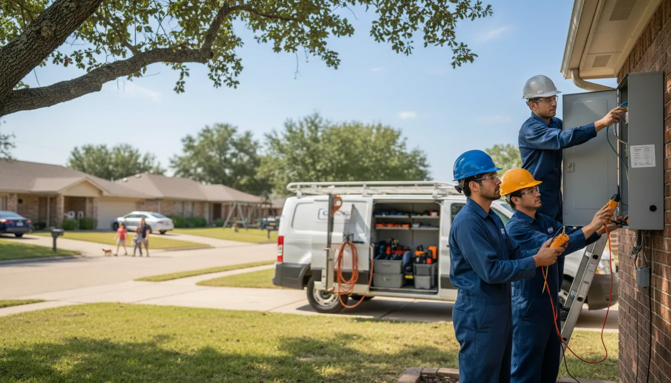 Certified electrician providing emergency electrical services in Plainville, IN